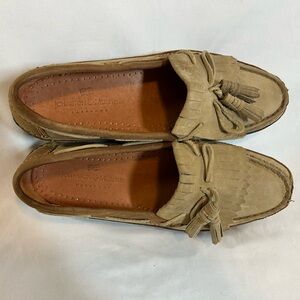 Johnston & Murphy Tan Leather Moccassin Loafers - NOS New - Size 8.5